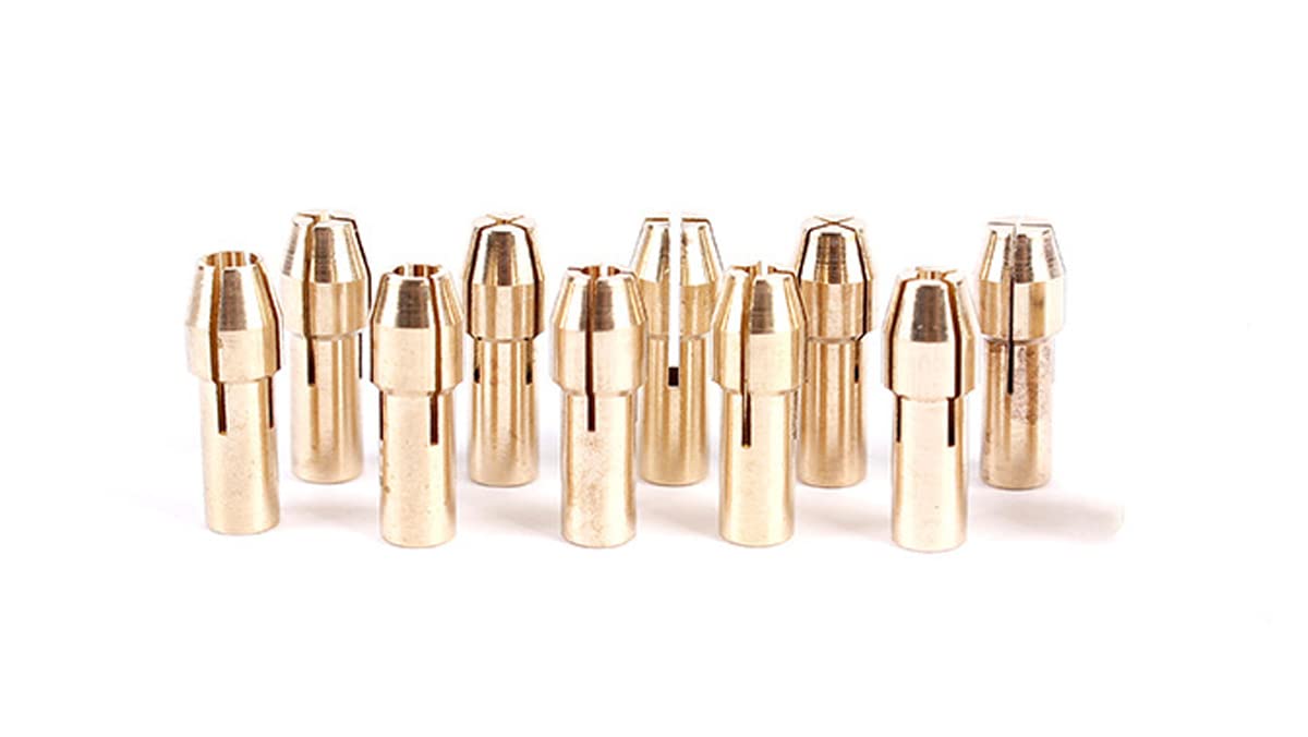 

Shank Brass Drill Chuck Collet Bit for Rotary Tool Set 4.8mm 0.5-3.2mm