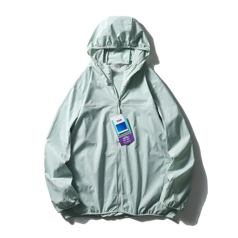 UPF50 Ultra-Thin Breathable Ice Silk Sun Protection Clothing 2024 New Arrival Men's Summer Fishing Outwear Export Lightweight Wind Shield