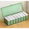 Plastic Card Divider Box Playing Card Storage Box Clear Card Deck Case Organizers Trading Card Collection Card Box