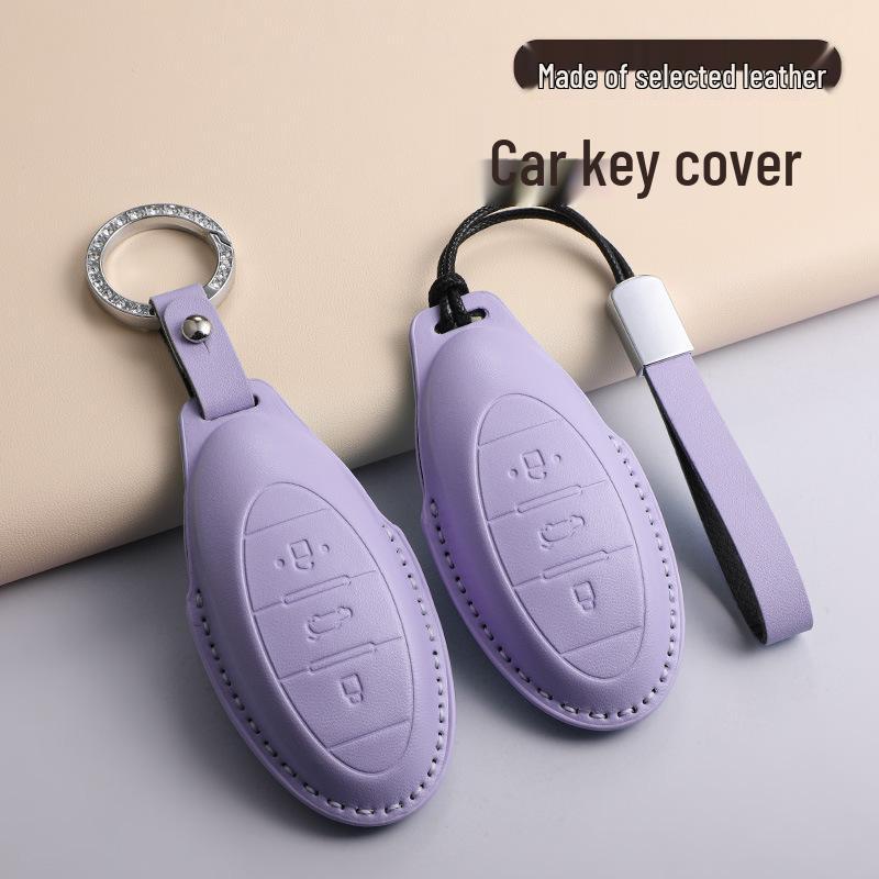 Creative Buckle Car Key Case for FAW Bestune T77, T99, B70, T55, T33 - Full Wrap Shell for Men & Women