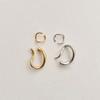 Vintage Gold Color Geometric Twisted Ear Clip Earring For Women Simple Without Piercing Cartilage Ear Cuff Jewelry Gifts