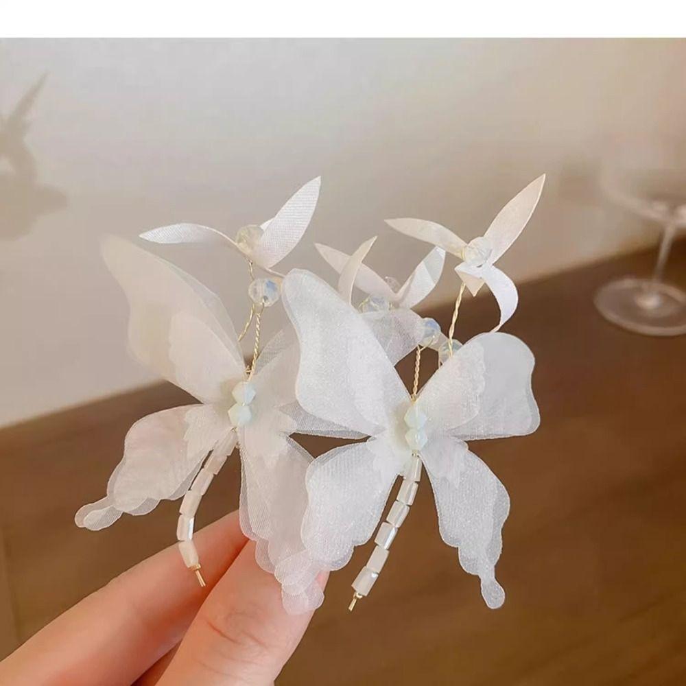 Pince Latérale Cristal Papillon Pince à Cheveux Accessoires Cheveux Chouchous Cheveux Femmes