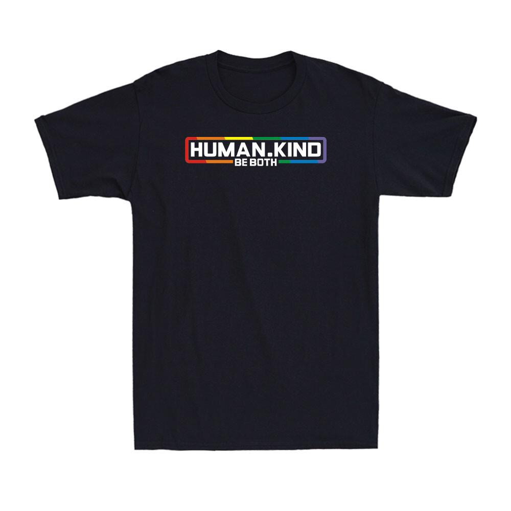 

Gay Pride Month Human Kind Be Both LGBTQ Ally Rainbow Unisex T-Shirt Unisex T-Shirt XXL