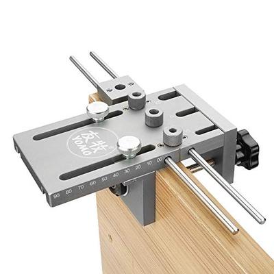 YOMO Dowel Hole Jig, Multifunctional Drilling Guide, 6mm, 8mm, 10mm, Compatible with Board Thickness 10-180mm, MD590 Drill Guide (Deluxe Edition)