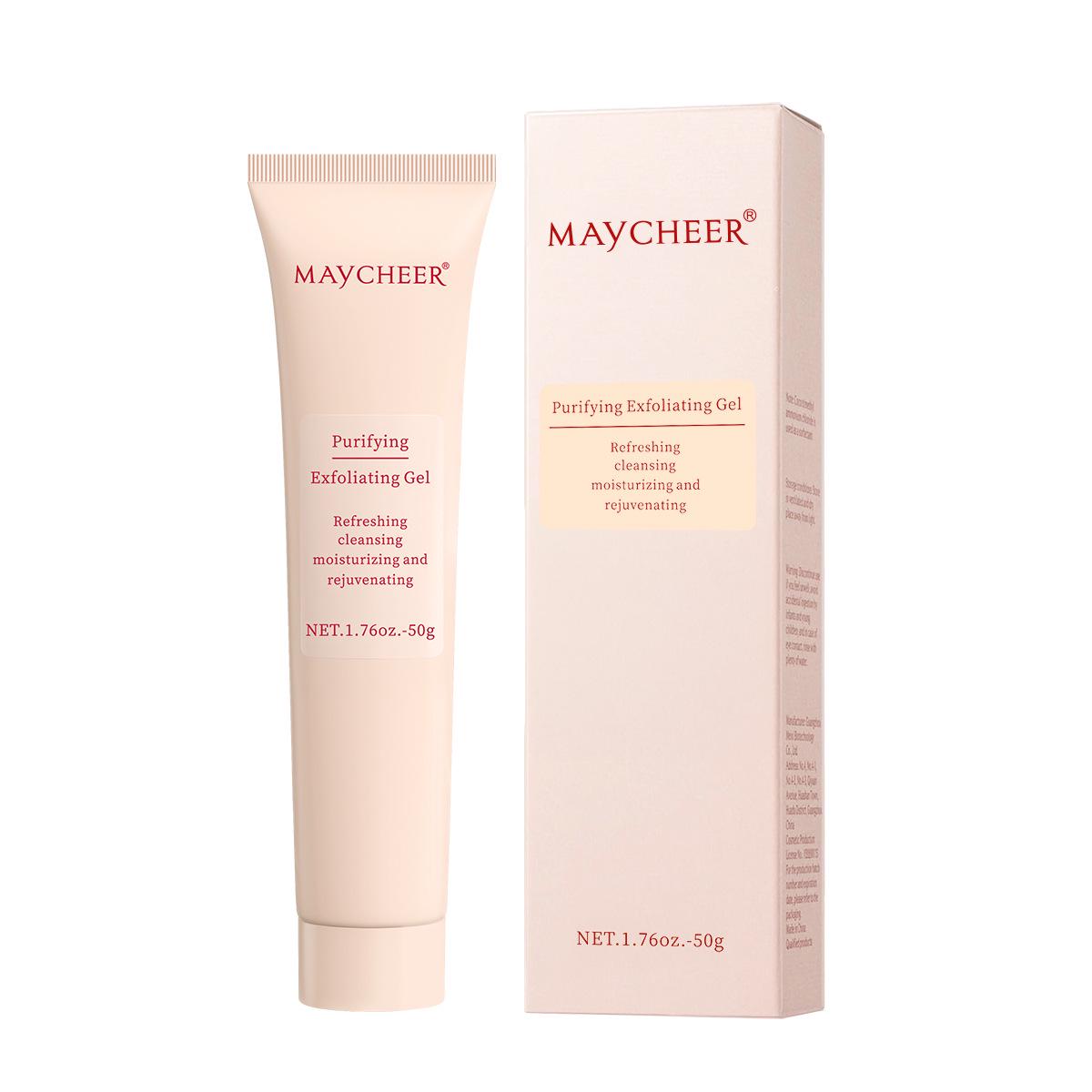 MAYCHEER Желтый Сахар Глубоко Очищающий Отшелушивающий Гель - Очищает, Увлажняет и Удаляет Мертвые Клетки для Улучшения Состояния Кожи. 50g - Cross-border Special, contact for labels