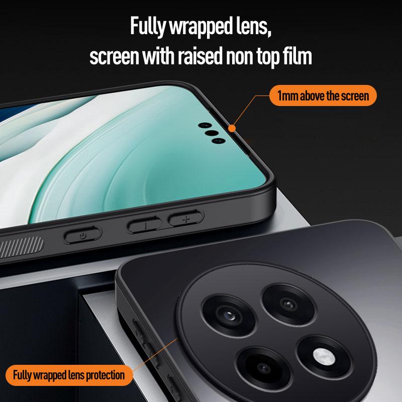 EUCAGR For OnePlus Ace 5 Pro Luxury ShockProof AG Frosted Soft TPU+PC Matte Back Cover For OnePlus Ace5Pro Phone Case Coque