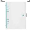 A5 A6 Transparent PVC Loose-Leaf Notebook Cover Folder Macaron 6 Ring Binder Diary Journal Planner School Stationery
