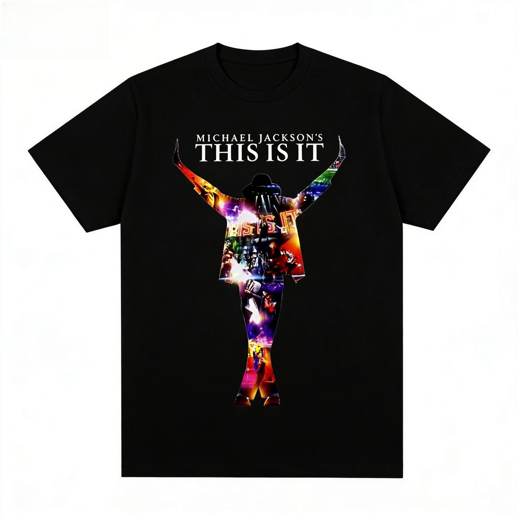 2026 Nuova Maglietta Michael Jackson Vintage Anni '90 Grafica Hip Hop Streetwear T-shirt per Unisex Donna Regalo per Fan Top Casual Estate