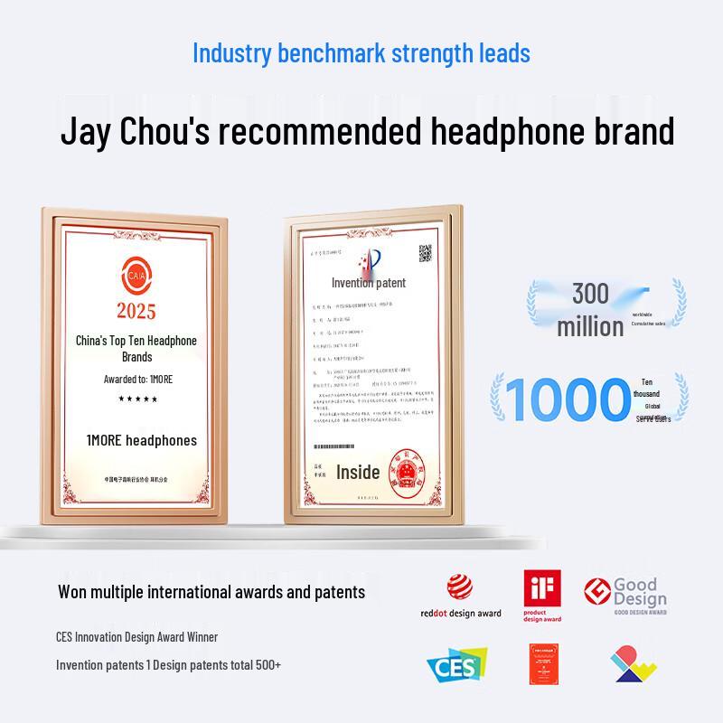 1MORE S10AI Open-Ear Ear-hook Bluetooth Headphones - Jay Chou Edition