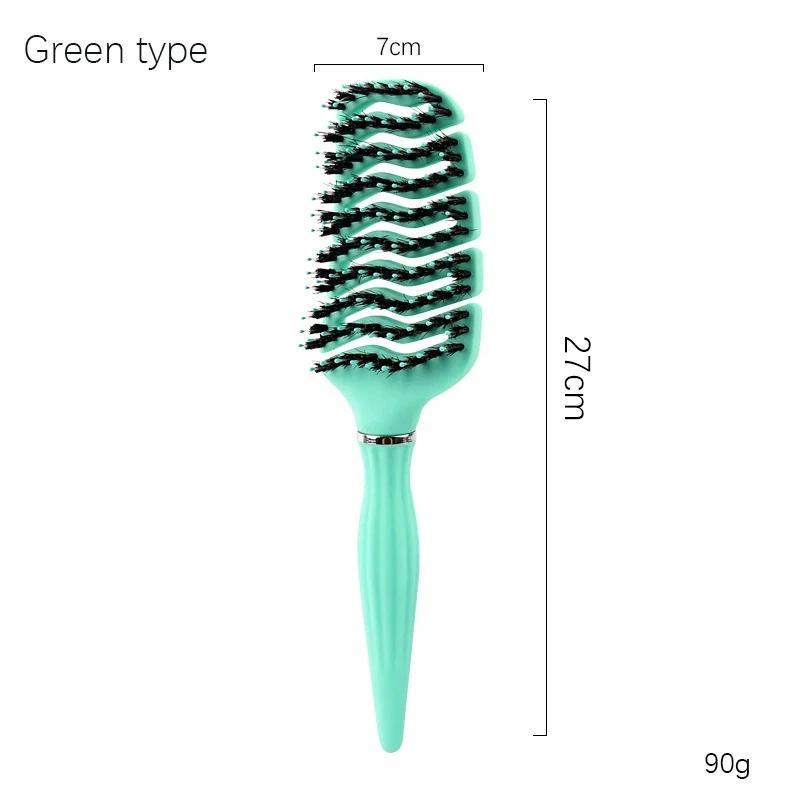 

Large Curve Hollow Hair Comb - Volumizing Teasing & Curl Styling Tool with Scalp Massage for Men & Women,Hair Brush for Salon & Home Use