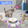 New Multi-functional Electric Cat Toy Self-hi To Relieve Boredom Automatic Intelligent Cat Teaser Cat Turntable To Tease Cats
