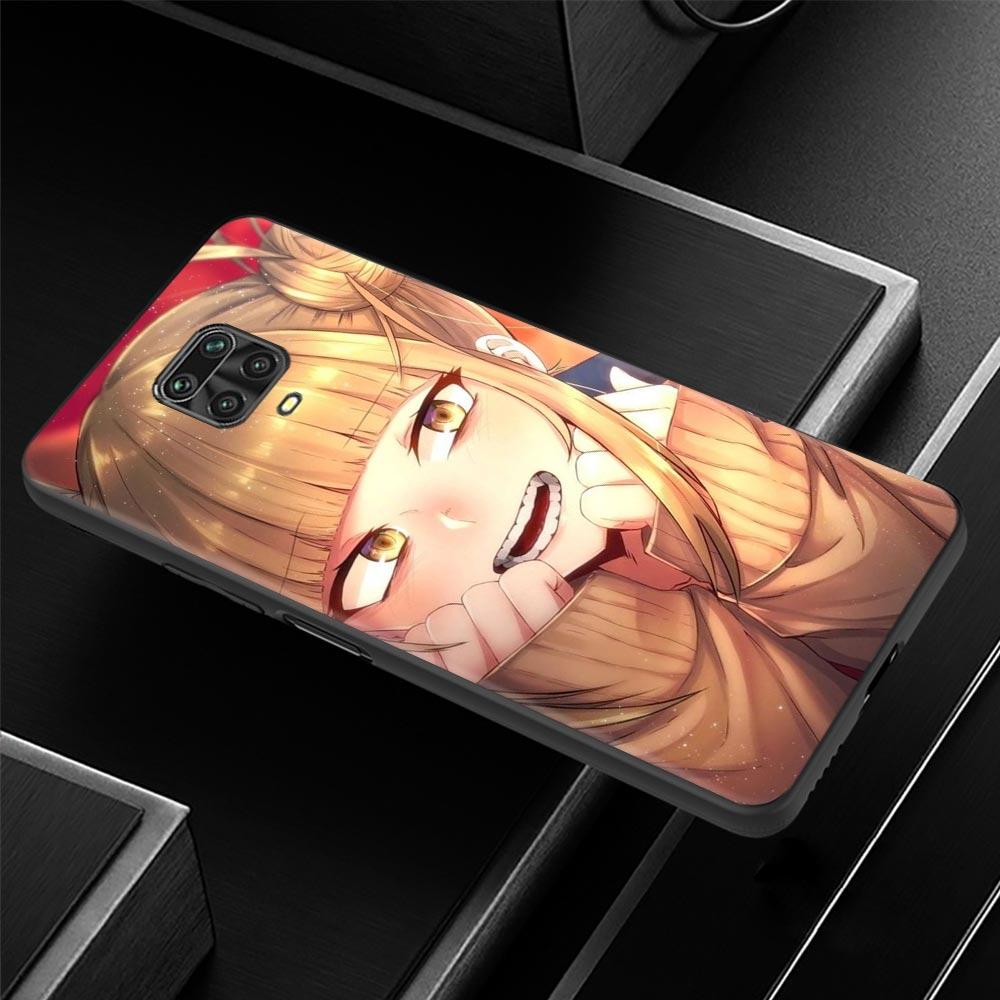 Case For Xiaomi Redmi Note 11 10 9 8 7 Pro Max 9T 8T 9S Cover for Redmi 10 9 8 9C 9A 8A 7A My Hero Academia Girl TOGA Himiko