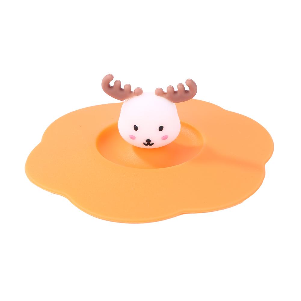 

Силіконова кришка для чашки милого кота пилонепроникна герметична кришка для чаю та кави з герметичною кришкою, що запобігає пилу, багаторазова ущільнення, присоска, нова