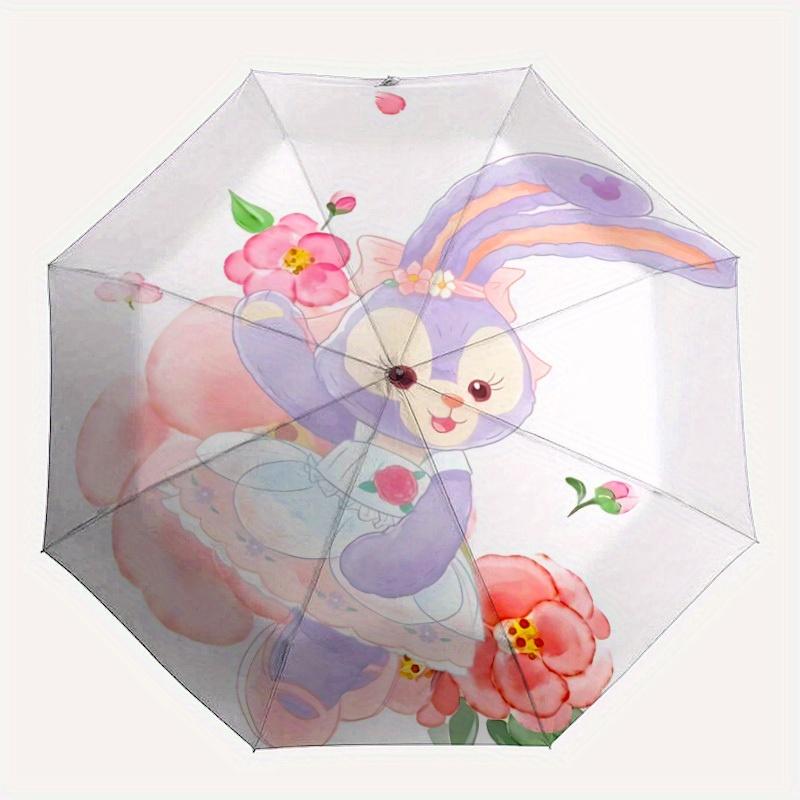 1pc StellaLou Automatic Umbrella Durable Iron Frame & Plastic Handle, Sturdy Construction, Playful Design yy250821029