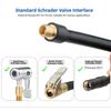 EPDM Pipe Air Pump Extension 8V1 Thread Bicycle Tire Inflator  for Inflatable SUP Seat Kayak