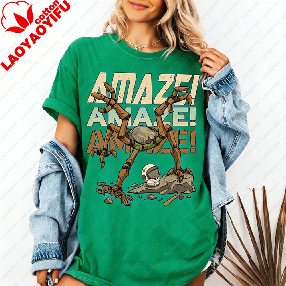 Rocky Amaze Amaze Amaze Shirt Hail Mary Book Inspired Tee Scifi Reader Gift Tshirt Latest Trendy Style Unisex Unisex Cotton Tops