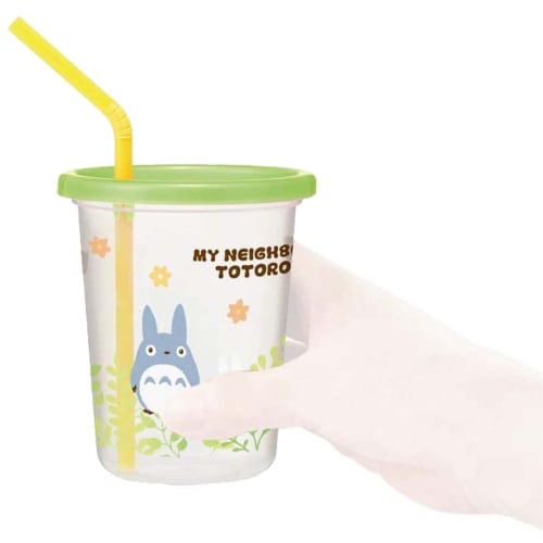 Skater Polypropylene Tumbler with Straw 3 Pieces 320ml My Neighbor Totoro Plants Ghibli Made in Japan SIH3ST