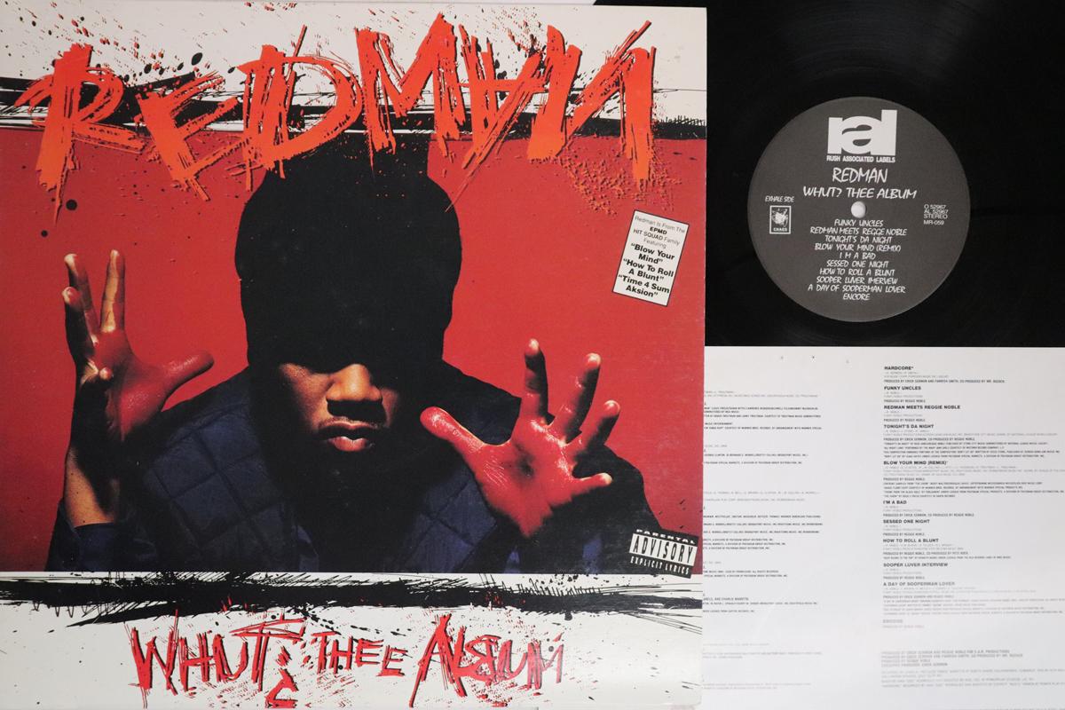Виниловая пластинка REDMAN Whut Thee Album MR059 RUSH ASSOCIATED 1992 Япония Рэп Хип-Хоп R&B Б/у