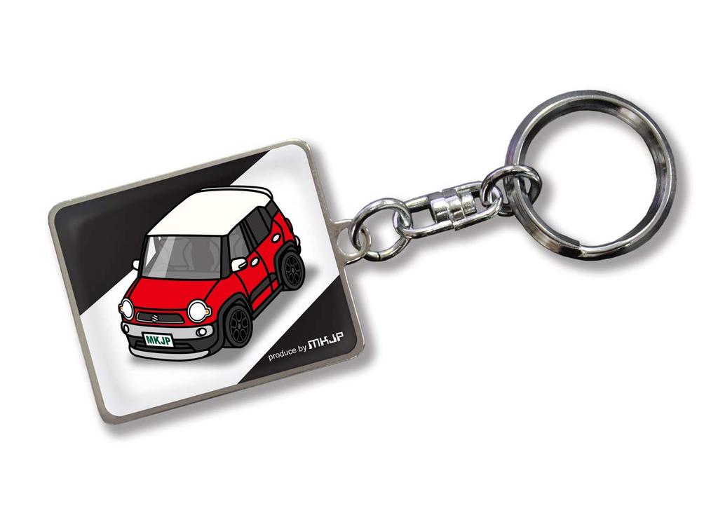 MKJP Custom Key Chain Suzuki Crosby MN71S Base: Black, Red