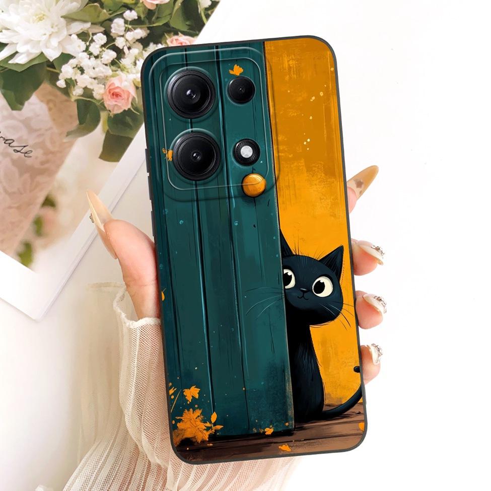 Phone Casing For Redmi Note 14S Cover Fashion Cartoon Cute Funny Painted Silicone Case 2502FRA65G