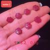 Cinnabar Chinese Knot Cloud Pendant DIY Spacer Beads for Bracelets
