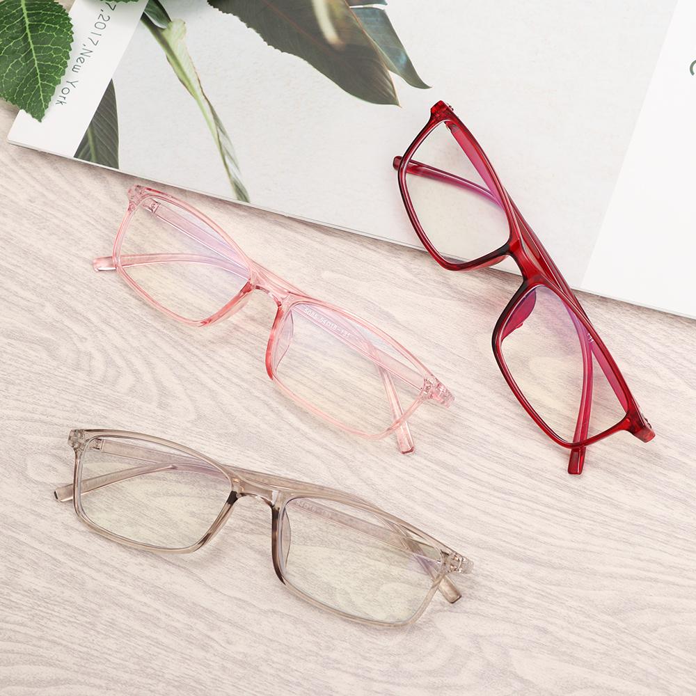 Men Vintage Computer Anti-Blue Light Glasses Eyeglasses Protection Eyeglasses Ultra Light Frame