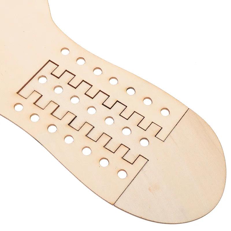 Decade of Wooden Socks for Knitted Sock Models, DIY Tools, Crochet Mold, 2 Pieces