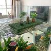 Artificial Bamboo Floating Bamboo Raft Ornament No Fading Bamboo Raft Figurine  Home Decoration