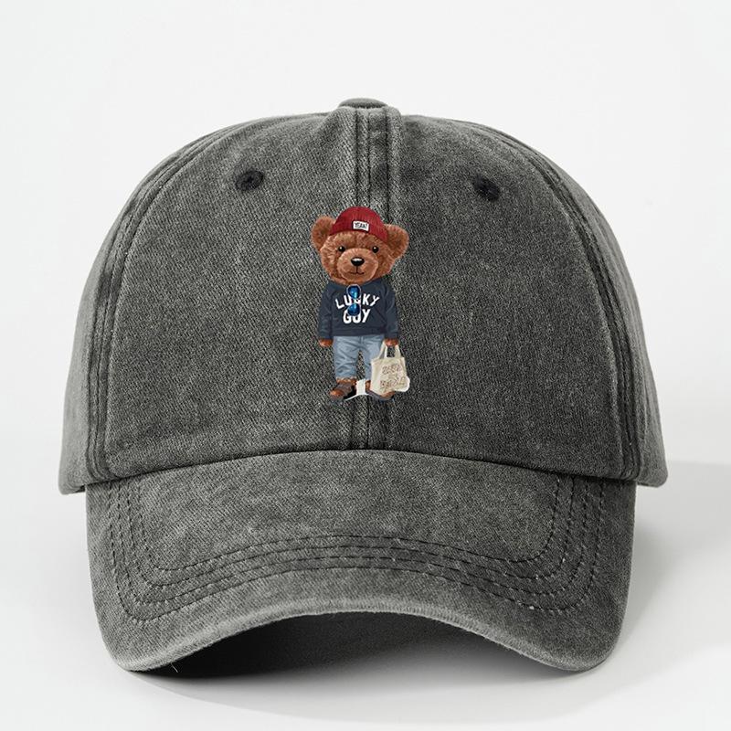 American Letter Embroidered Sun Hat Couple Mesh Breathable Duck Tongue Hat Truck Hat Versatile Baseball Hat