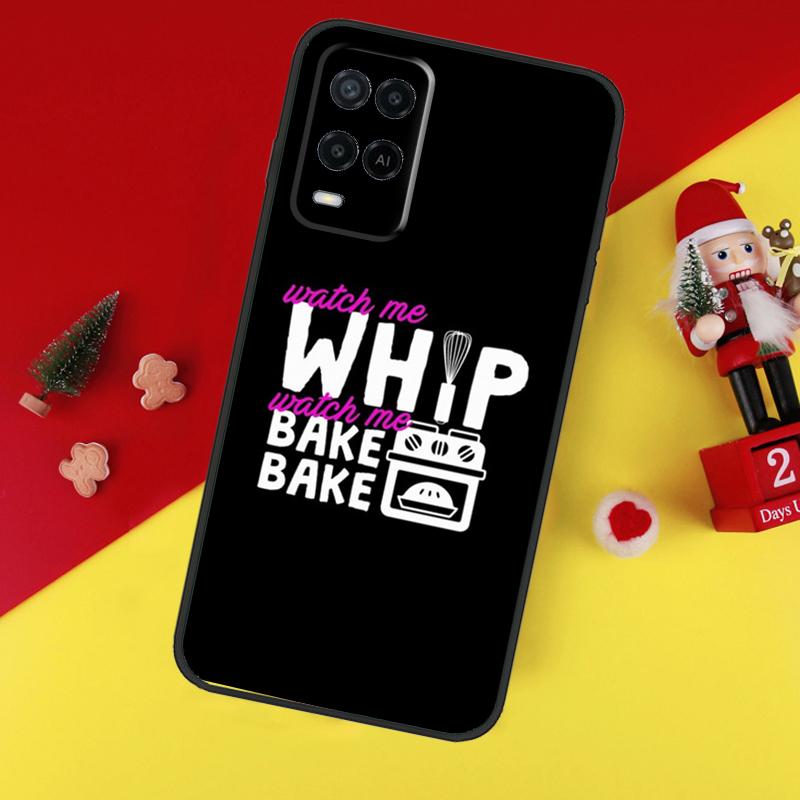 Love Baking Chef Knife Case For Oppo A80 A60 A40 A15 A16 A17 A57 A94 A74 A54 A76 A96 A18 A38 A58 A78 A98 A6 A5 Pro