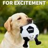 Haustier Fußballspielzeug Kauspielzeug Ball Geräuscherzeugung Zähneputzen Interaktiv Langeweile Linderung Selbstunterhaltung Haustierbedarf