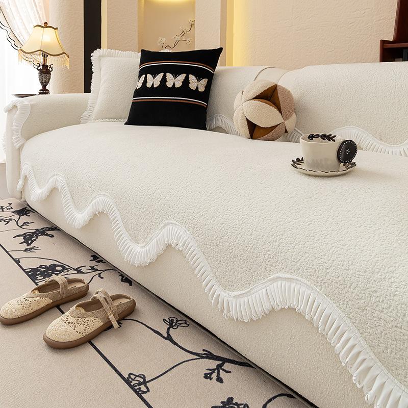 

Подушка для дивана специальной формы Новая универсальная фиксированная нескользящая кожаная подушка для сиденья дивана на четыре сезона Цельный чехол неправильной формы 70*70cm