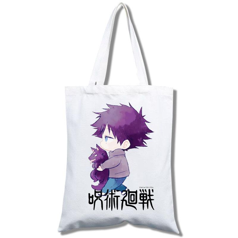 Jujutsu Kaisen Tote Bag Fashion Shopping Bag Portable Women'S Shoulder Bag