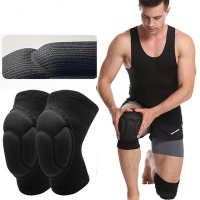 1Pair Thicked Football Volleyball Extreme Sports Ski Knee Pads Fitness Knee Supp