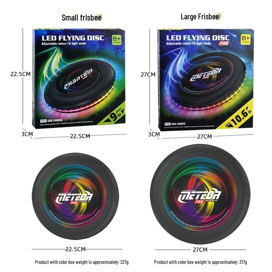Cross-Border Interactive LED Flying Disc: Outdoor Competitive Sport & Pet Toy