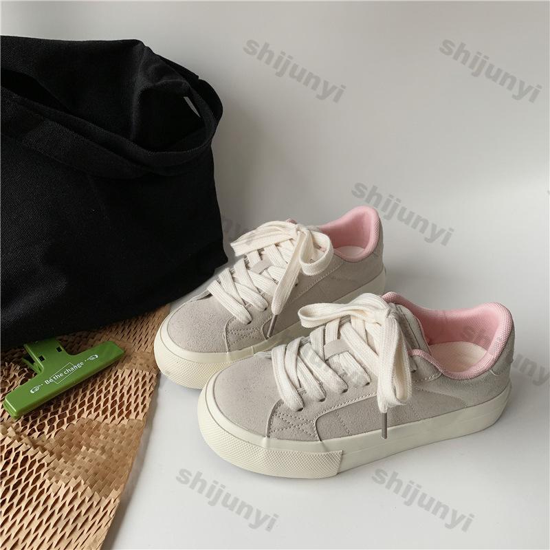 Fashion Women's Casual Shoes Autumn Breathable Comfortable Non Slip Sneakers Height Increase Fashion Cross Tied Outdoor Vulcanized Shoes