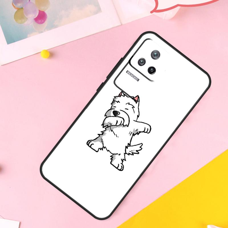 Cartoon Westie Dog Case For POCO M6 X6 Pro X3 X4 X5 M5s F3 F5 Xiaomi 14 Ultra 12 13 Lite 11T 12T 13T Pro Funda