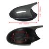 Copri Specchietto Retrovisore Auto Nero Lucido/Fibra di Carbonio per BMW E90 E91 E92 E93 2005-2013 Calotte Specchietto Retrovisore Shell Parte Tuning Auto
