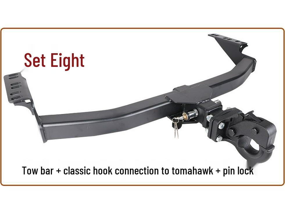 Mitsubishi Outlander Pajero V73 V97 Modified Rear Tow Hook & Bar