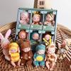 Miniature Sleeping Reborn Doll PVC Vinyl Kids Toy Gift Box