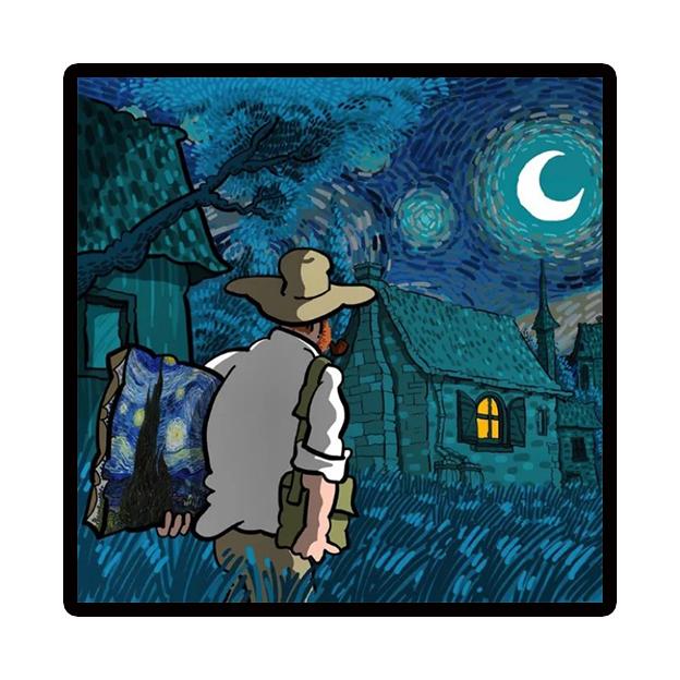 Starry Night by Vincent Van Gogh Famous Artist Art Posters and Prints Abstract Wall Picture Canvas Oil Painting Home Decoration