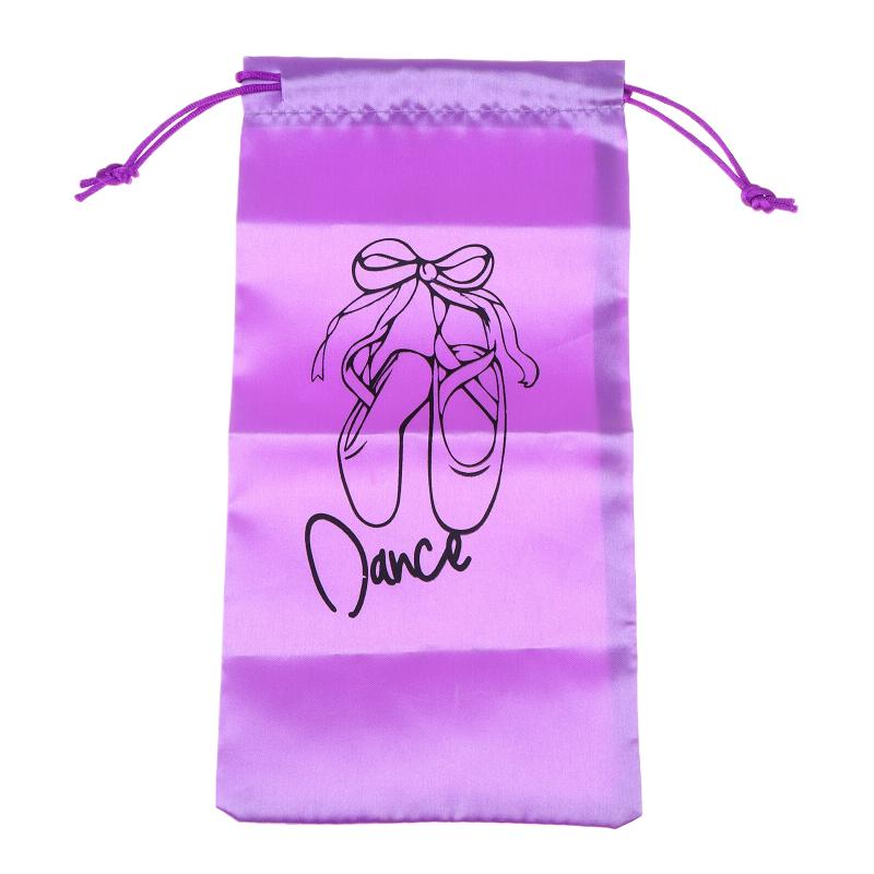 Dance Shoes Storage Bag Portable Dance Shoes Organizer Handbag Pouches Satin Dance Shoes Hanging Multifunctional Storage Bag