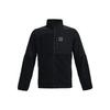 Logo Pattern Loose-Fit Sherpa Zip-Up Jacket Men Jacket Black 1366091-001