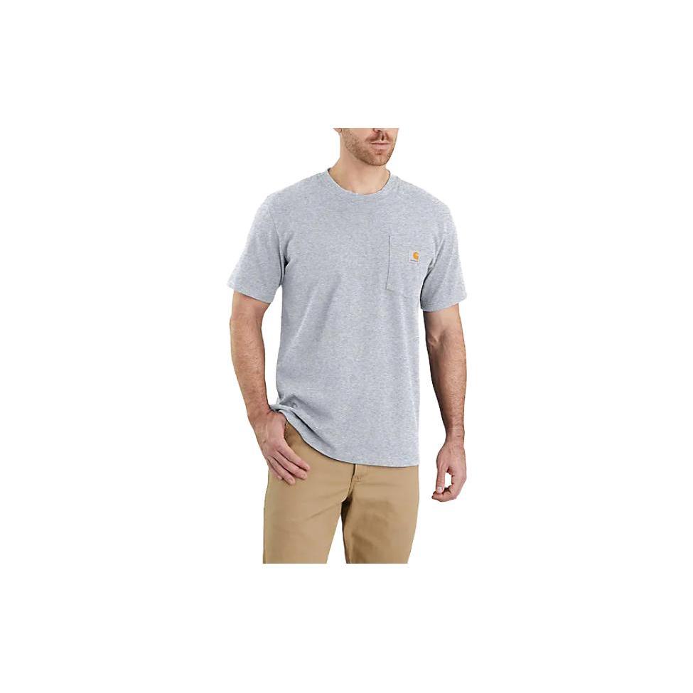 Carhartt 103296 HEAVYWEIGHT SHORT SLEEVE POCKET T SHIRT T Shirt RELAXED FIT Men's 103296
