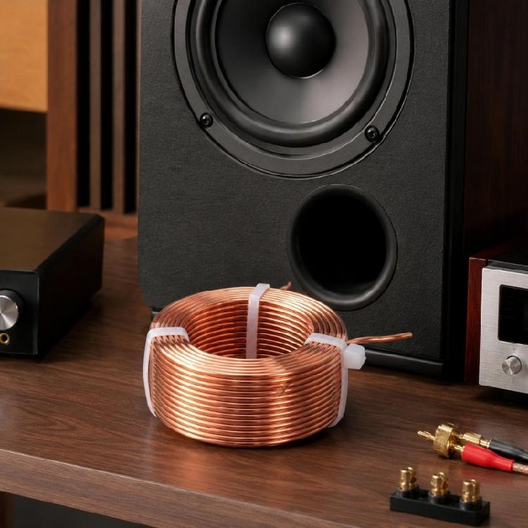 Speaker Builders Air-Cores Inductor Coil with 4N Oxygen-Frees Copper Winding for Crossover Networking Assembly and Updates