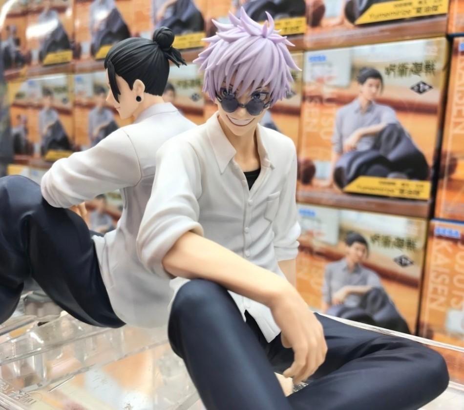 NOU În Stoc Jujutsu Kaisen 10cm Gojo Satoru Geto Suguru Figurină de Acțiune PVC Jucării Kawaii Păpuși Anime Cadou de Ziua de Naștere