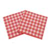 2pcs Waterproof Plaid/Stripes Disposable Tablecloth Oil Proof Desktop Decoration  Birthday
