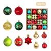 42Pieces Shatterproof Christmas Balls Ornament Bright Christmas Bauble Collections Sphere Pendant for Tree Decorating