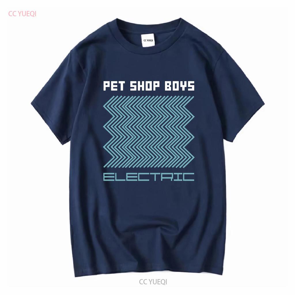 Pet Shop Boys NUOVA T-SHIRT NERA Tutte le Taglie S 4XL FR241 vintage Lavata streetwear Leggermente grafica Top Per l'Uso Quotidiano