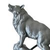 Animal Ornament, Power Symbol Wolf Sculpture, Roaring Wolf Design Mini Desktop Decoration for Home Office Gift